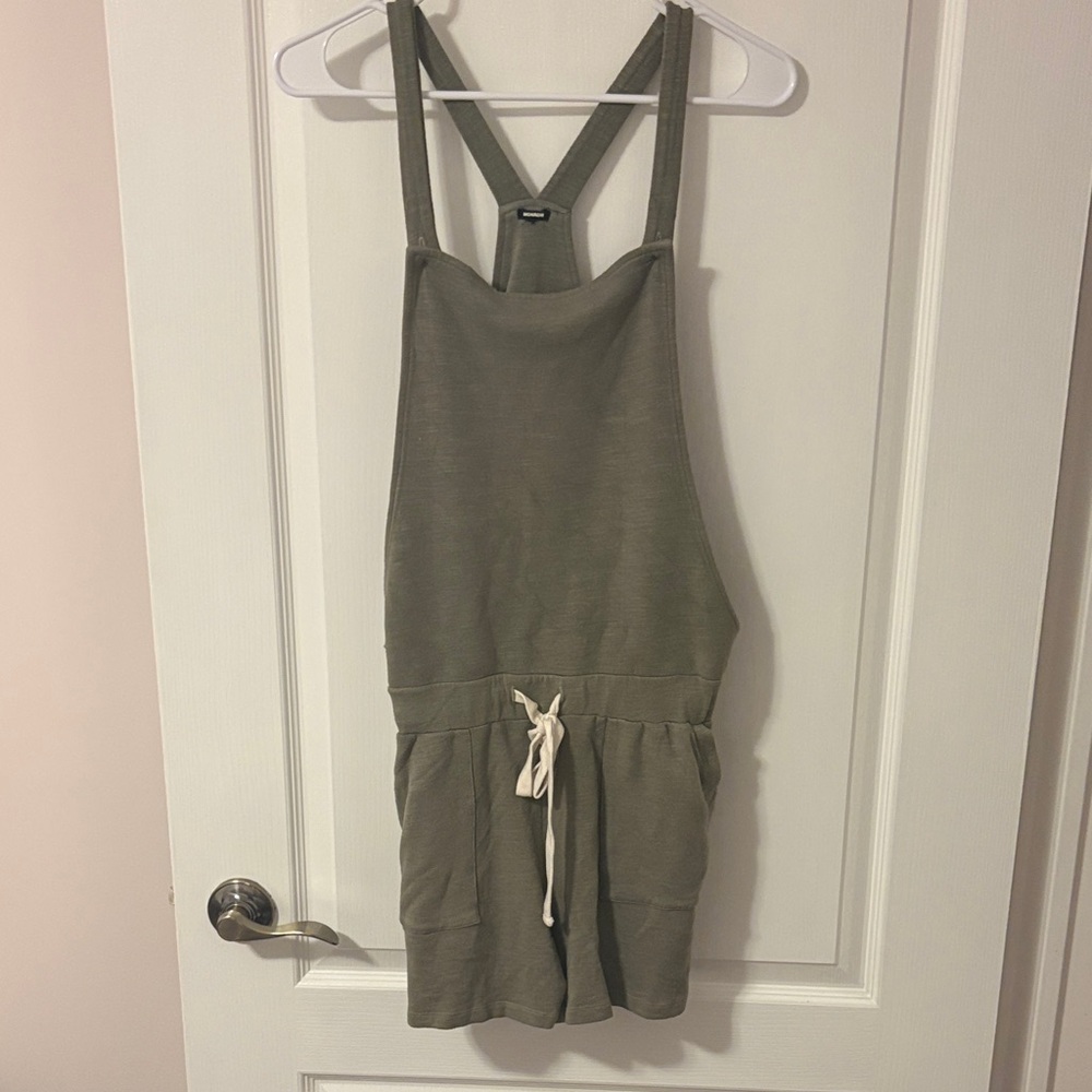 Monrow Olive Green Jumpsuit